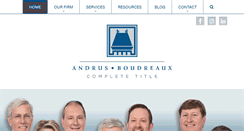 Desktop Screenshot of andrus-boudreaux.com